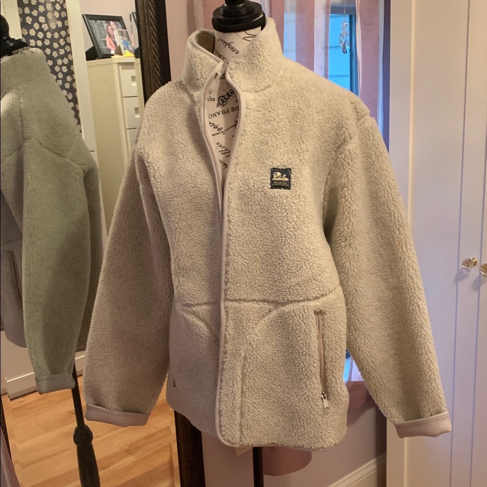 Cream Sherpa Fleece Jacket